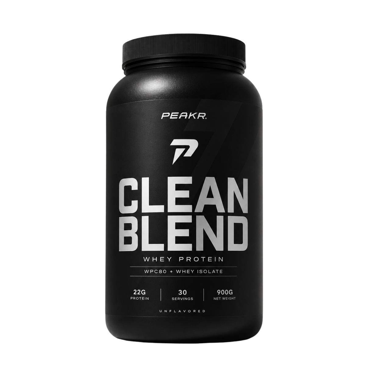 PEAKR Clean Blend — WPC80 + Whey İzolat Protein Tozu  - 900 GR - Aromasız